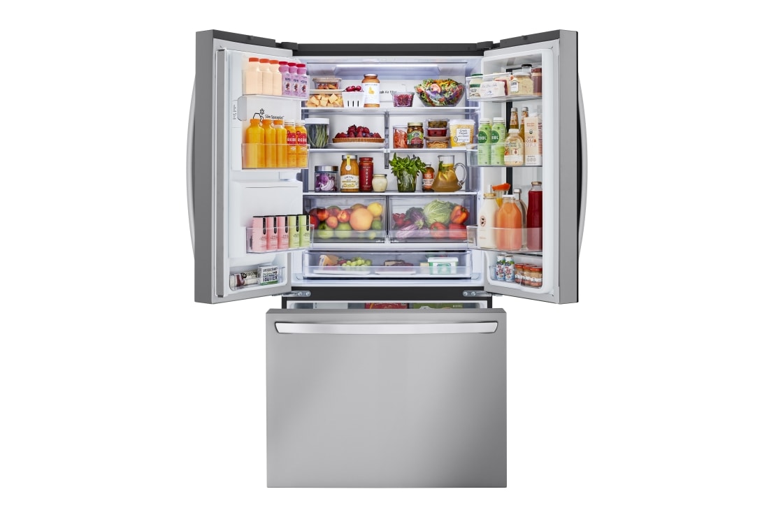 LG InstaView Door-in-Door™ GSX961NSVZ American style Fridge Freezer, 625L,  Premium Steel -F